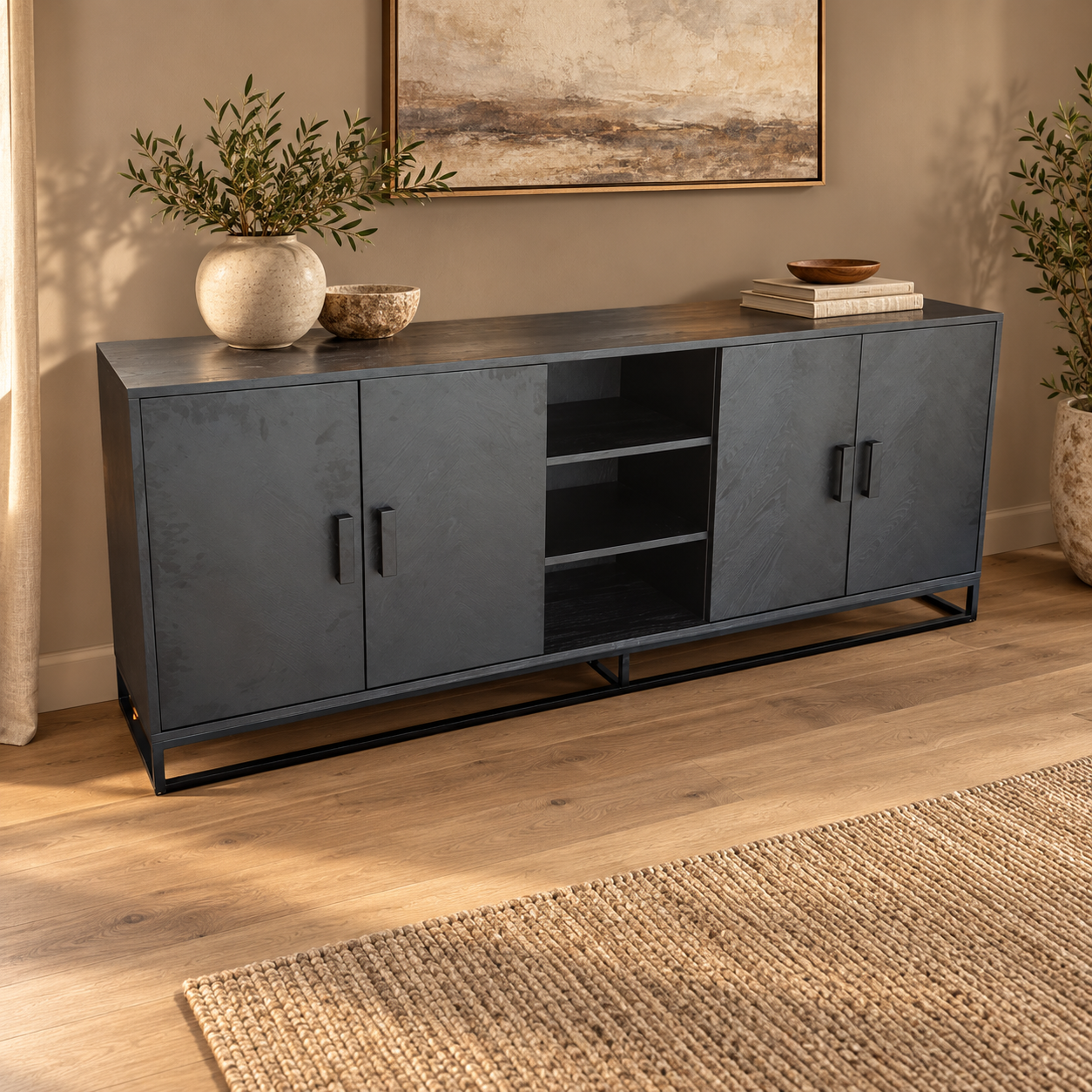 FINEER DRESSOIR 208X45X83 – sfeerimpressie
