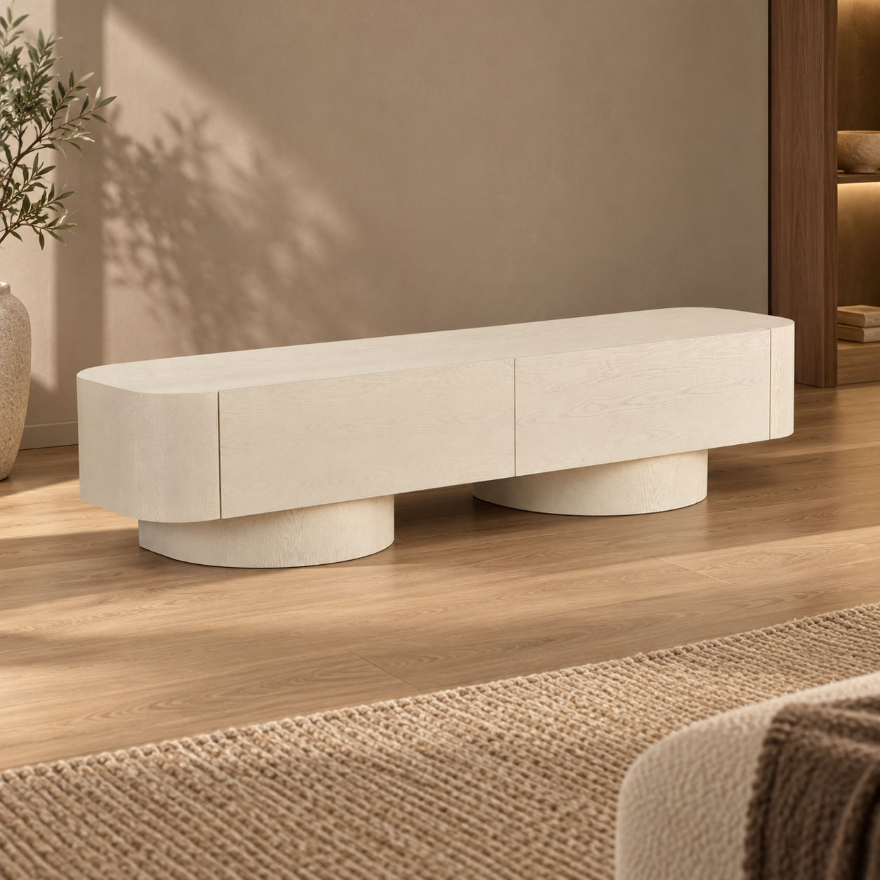 ROYAL TVMEUBEL 200X50X45 FINEER – sfeerimpressie