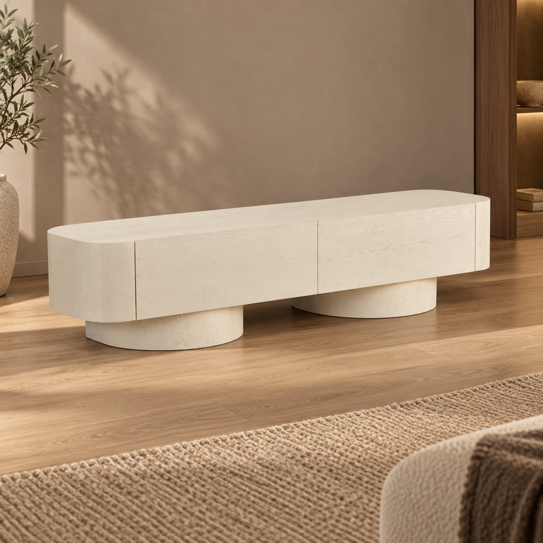 ROYAL TVMEUBEL 200X50X45 FINEER – sfeerimpressie