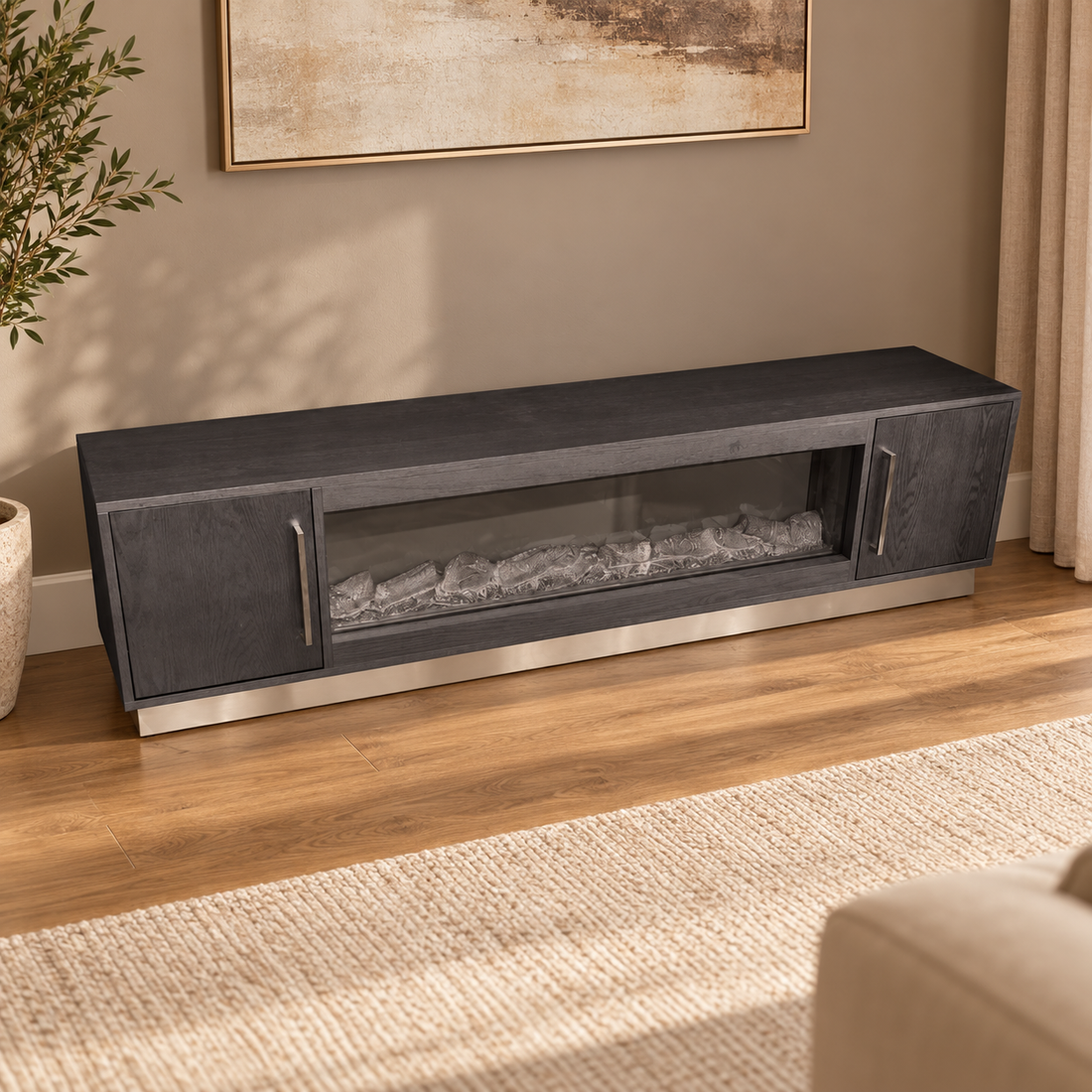 BLOCCI TVMEUBEL FINEER inc SFEERHAARD 200X40X50 () – sfeerimpressie