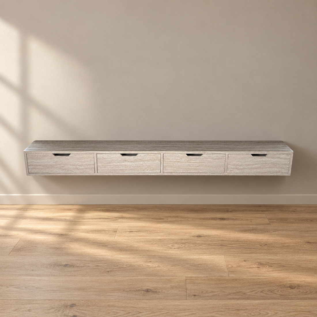 ZWEVEND KAST FLINTSTONE FINEER 200X24X20 – sfeerimpressie