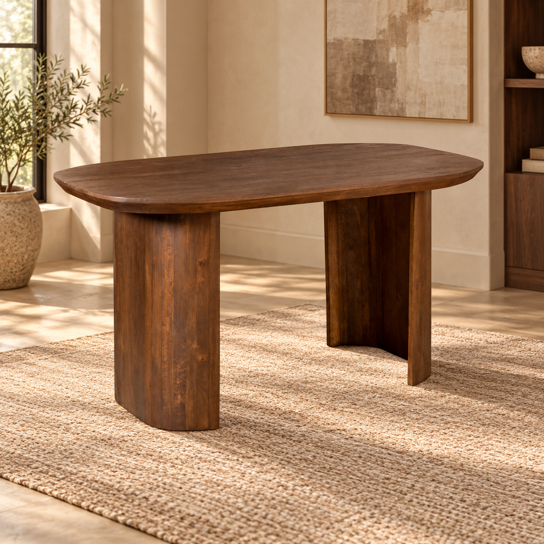 Bureau Maré Brown | 150 cm – sfeerimpressie