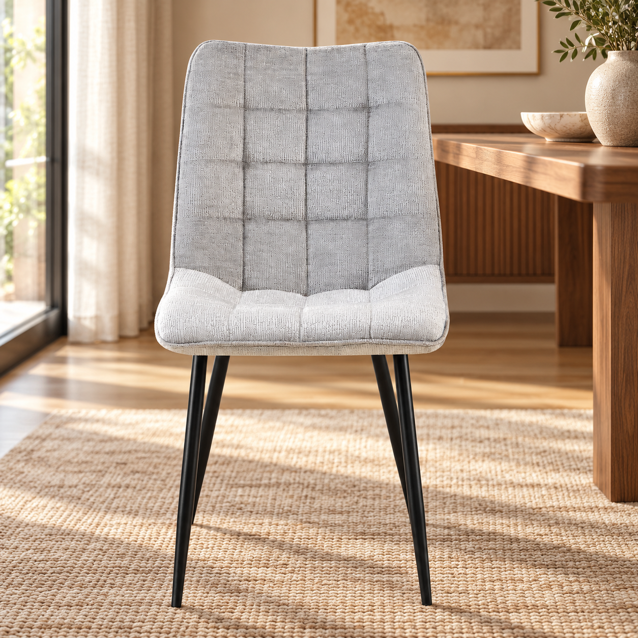 Eetkamerstoel Lucille Perfect Harmony Grijs – sfeerimpressie