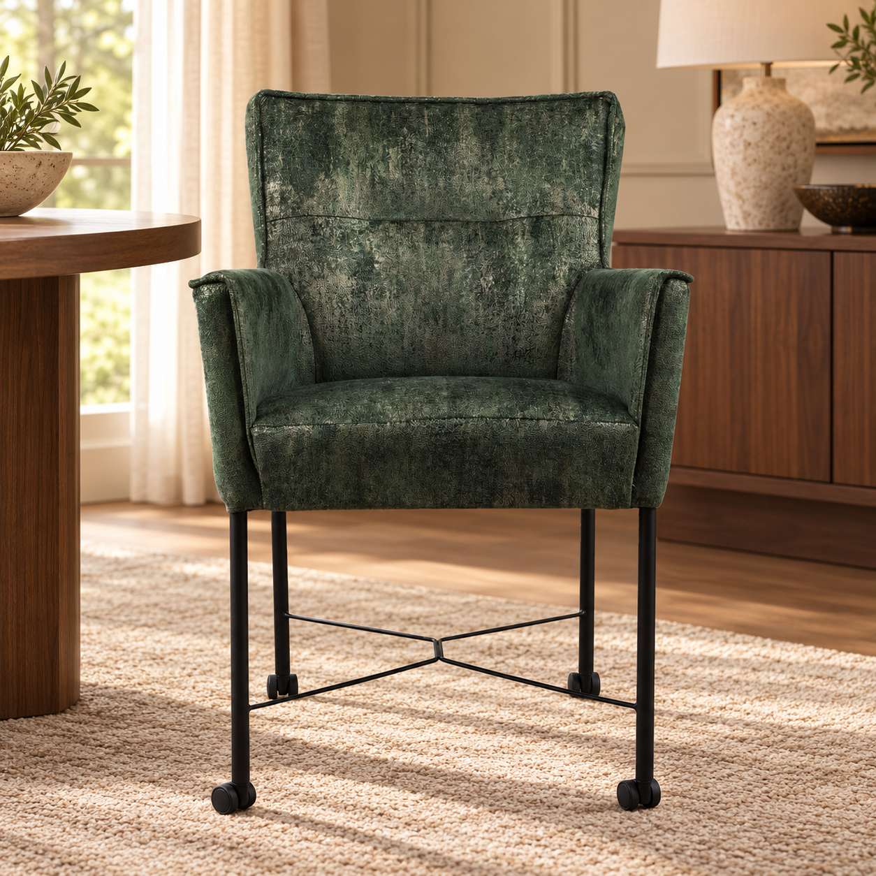 Eetkamerstoel London Touch Me 5 Malachite – sfeerimpressie