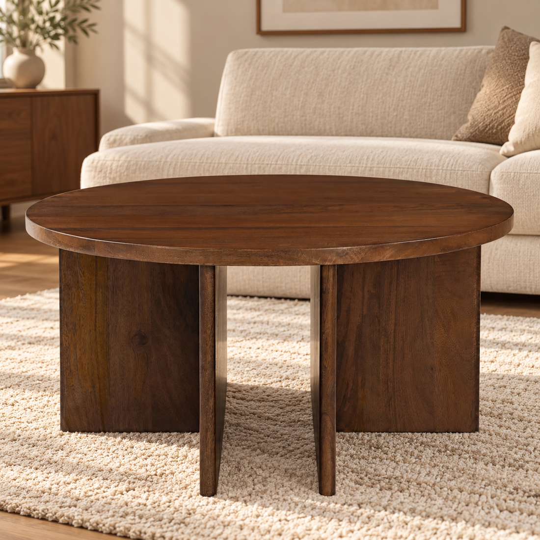 Salontafel Jade Bruin 80 – sfeerimpressie