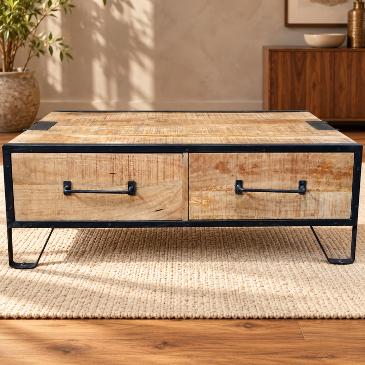 Spring 2 Drawer Coffeetable 122 – sfeerimpressie