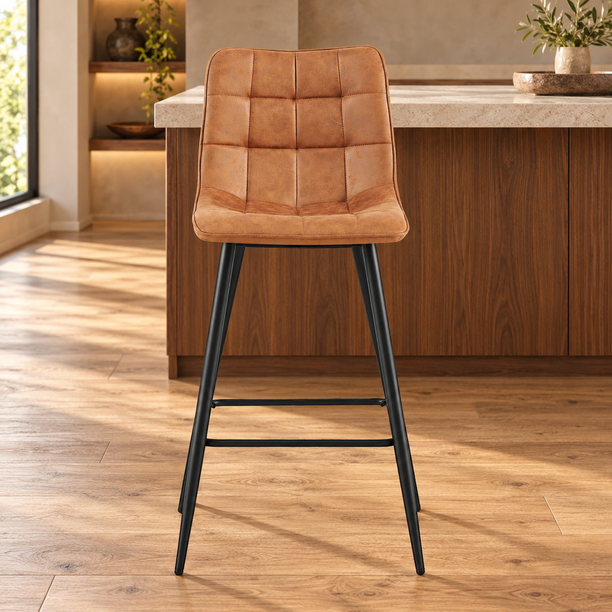 Barstoel Lucille Cognac – sfeerimpressie