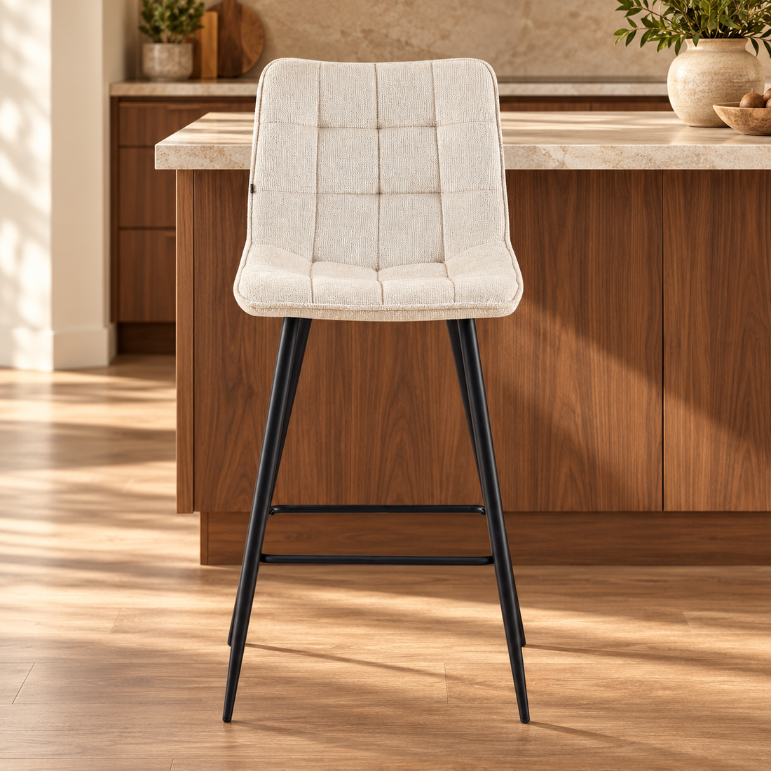 Barstoel Lucille Perfect Harmony Beige (set of 4) – sfeerimpressie