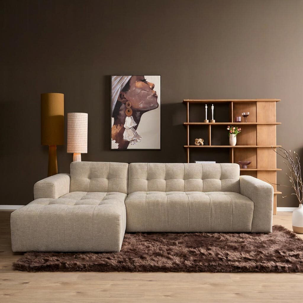 Meubelfrits Ruby loungebank in beige
