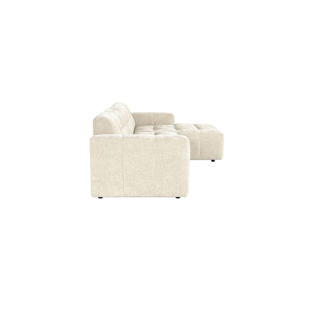 MySofa Ruby Loungebank Beige 2,5 zits AL + Lounge R