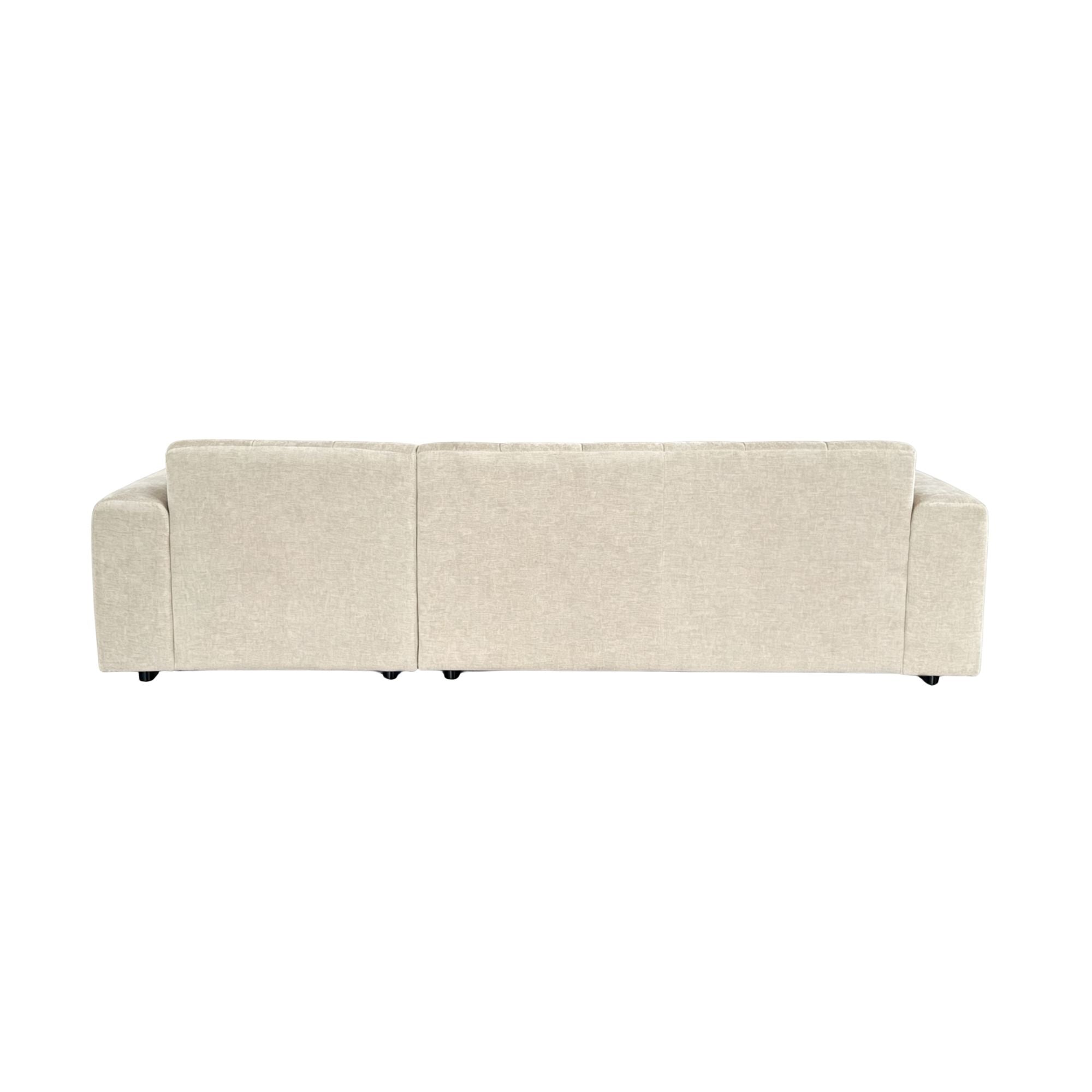 MySofa Ruby Loungebank Beige 2,5 zits AL + Lounge R
