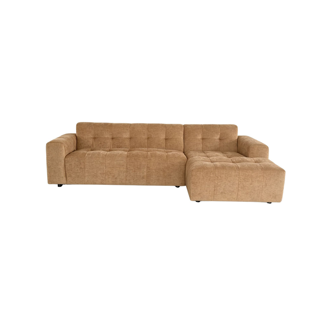 MySofa Ruby Loungebank Camel 2,5 zits AL + Lounge R