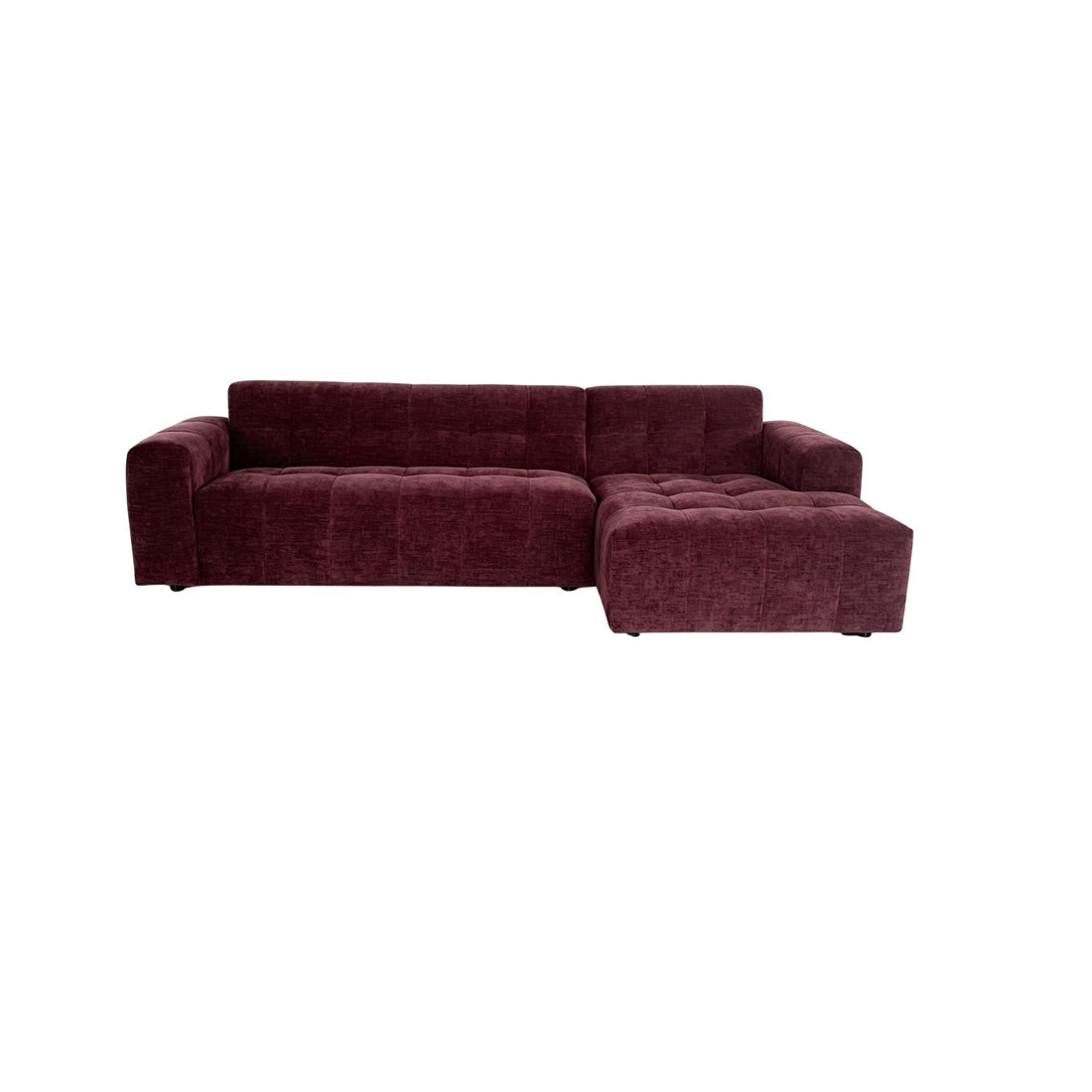 MySofa Ruby Loungebank Paars 2,5 zits AL + Lounge R