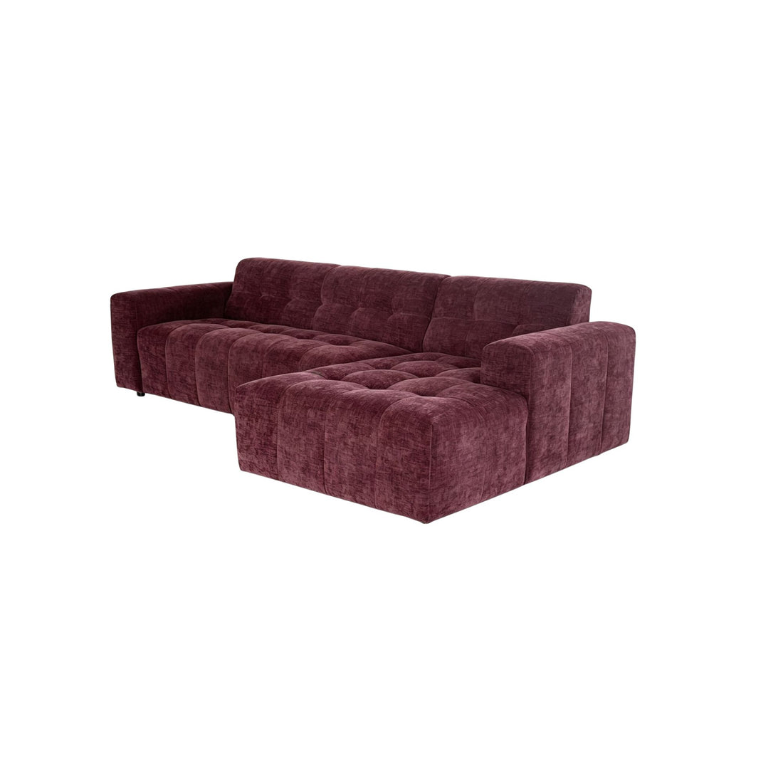 MySofa Ruby Loungebank Paars 2,5 zits AL + Lounge R