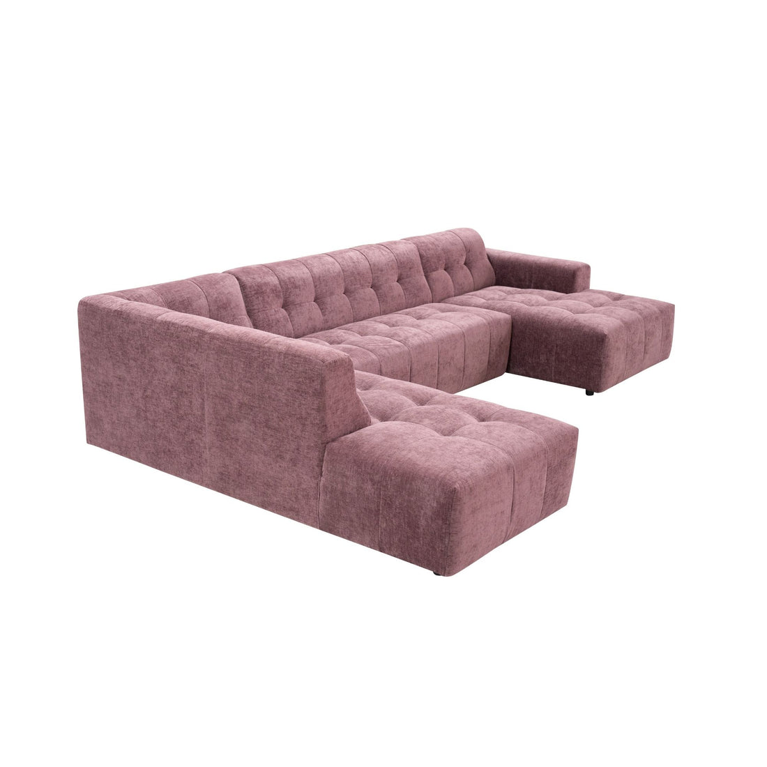 MySofa Ruby U-bank Paars Ottomane L + 2,5 + Lounge R