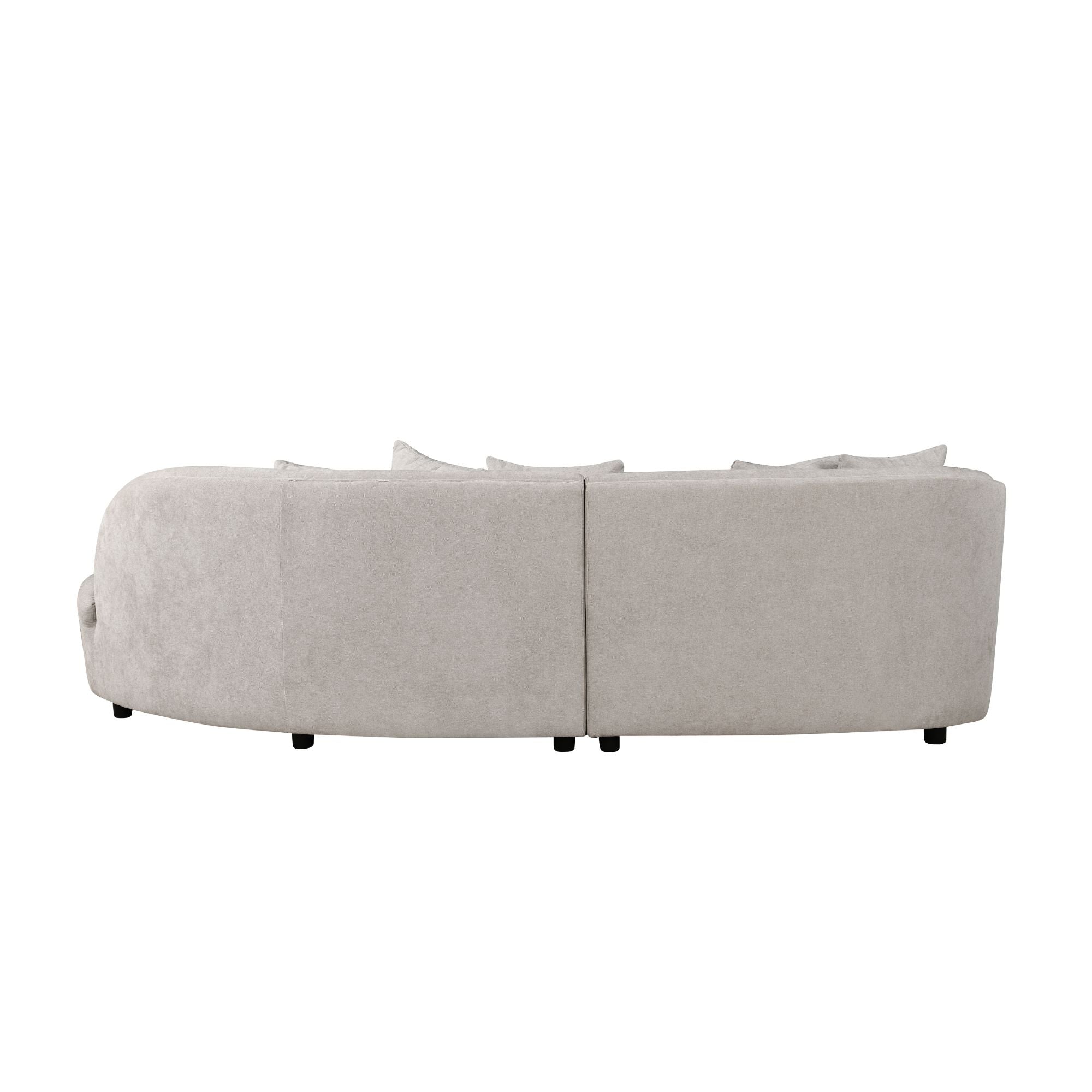 MySofa Novi Hoekbank Zand 3 zits + Lounge R