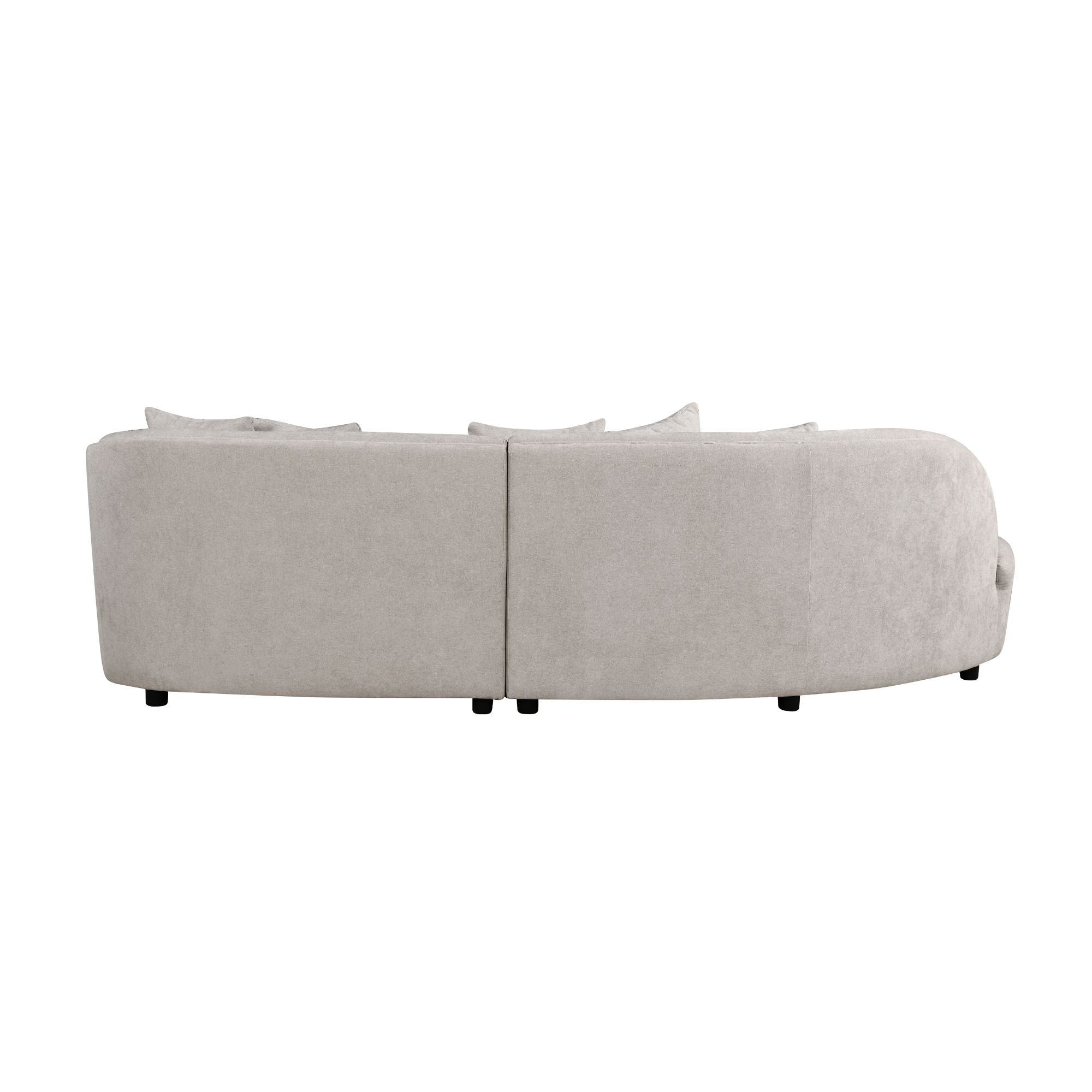 MySofa Novi Hoekbank Zand Lounge L + 3 zits
