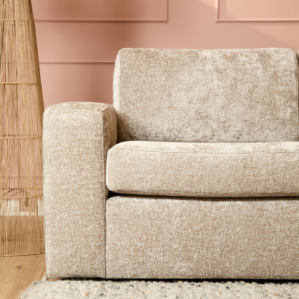 Sofa Alma | Beige | 2,5 zits + Divan Rechts