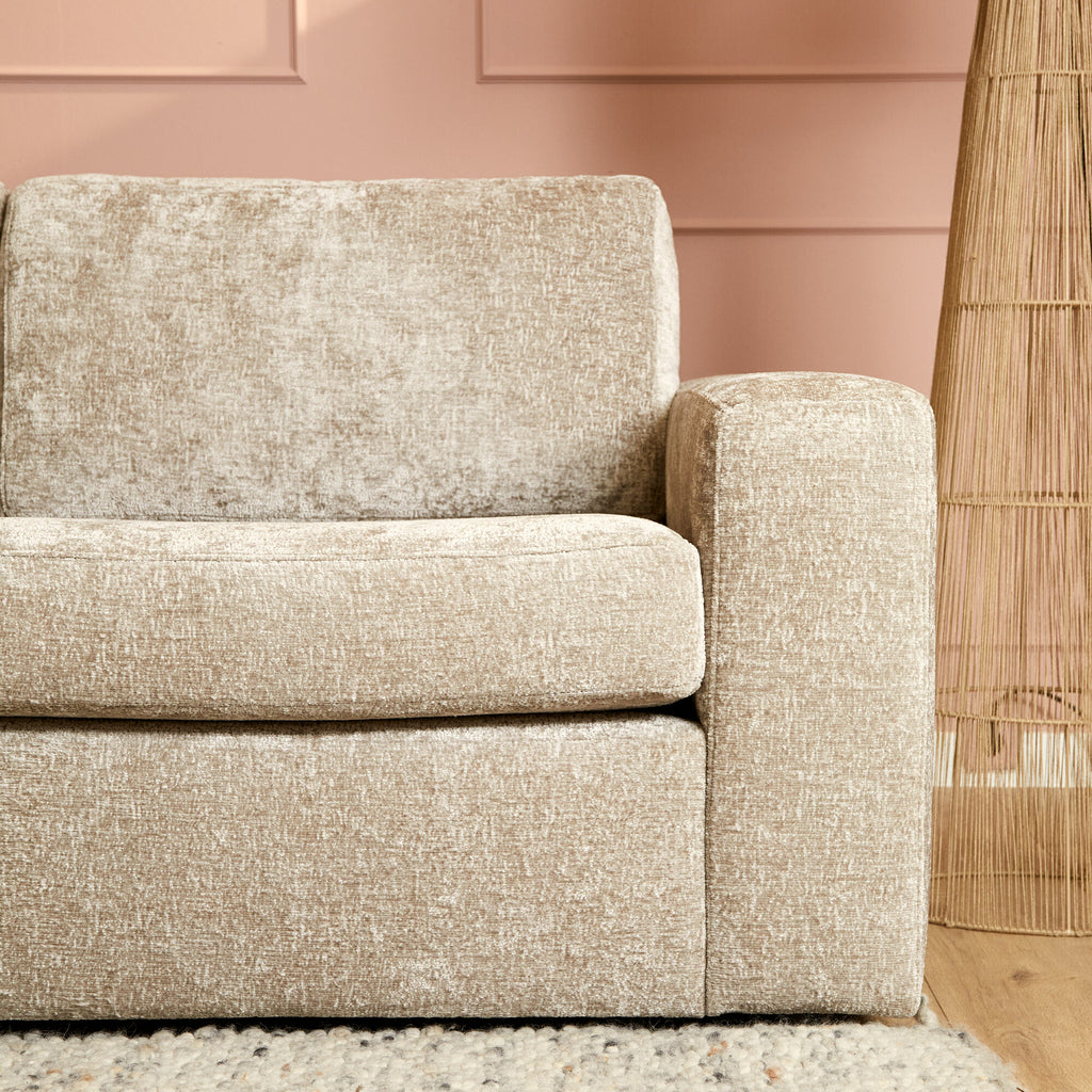 Sofa Alma | Beige | Divan Links + 2,5 zits |