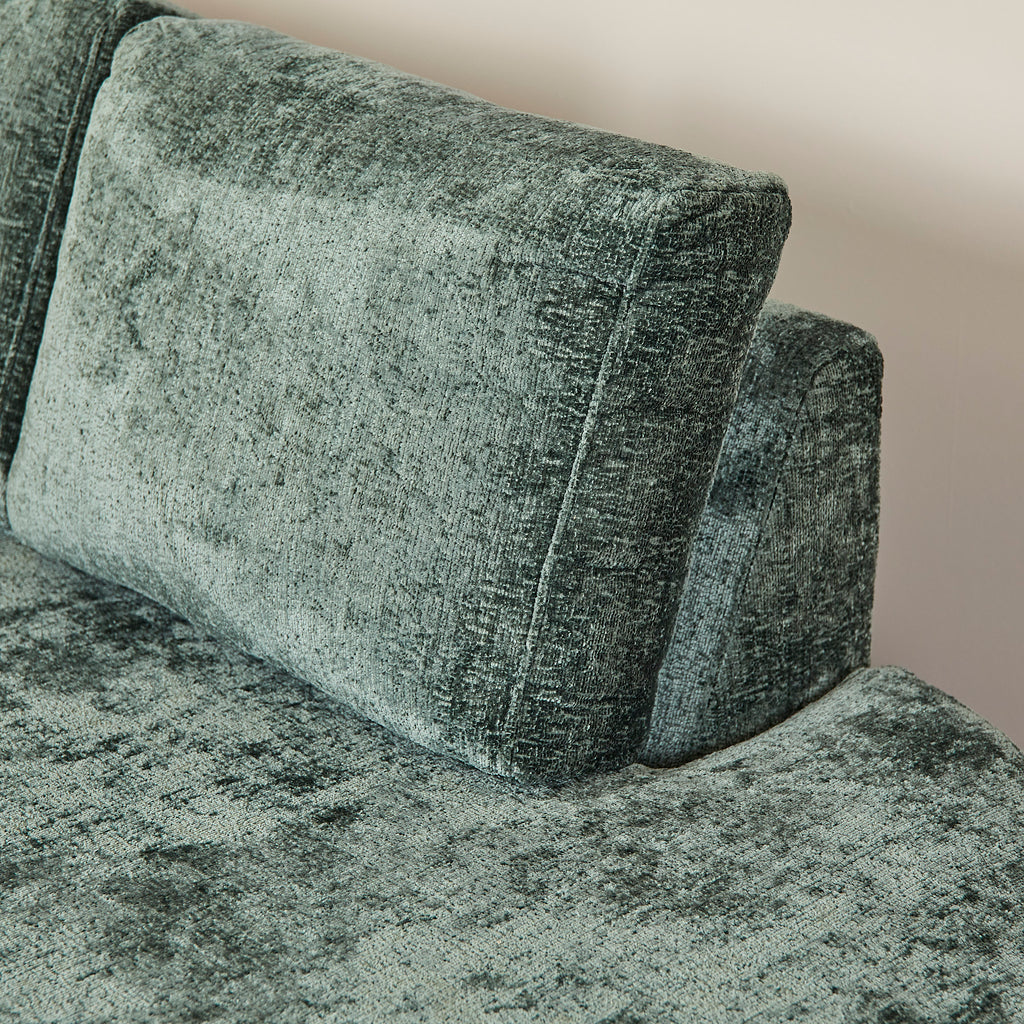 Sofa Alma | Green | 2,5 zits + Divan Rechts |