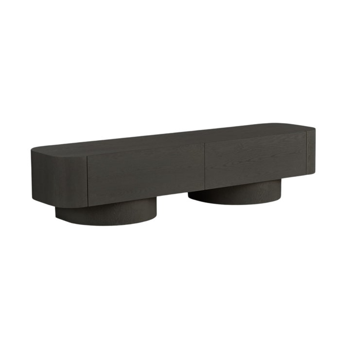 ROYAL TV MEUBEL 200X50X45 ZWART FINEER