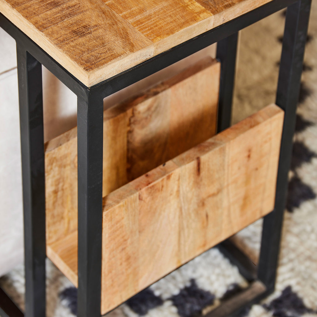 Schieberegler | Natürliches Mangoholz