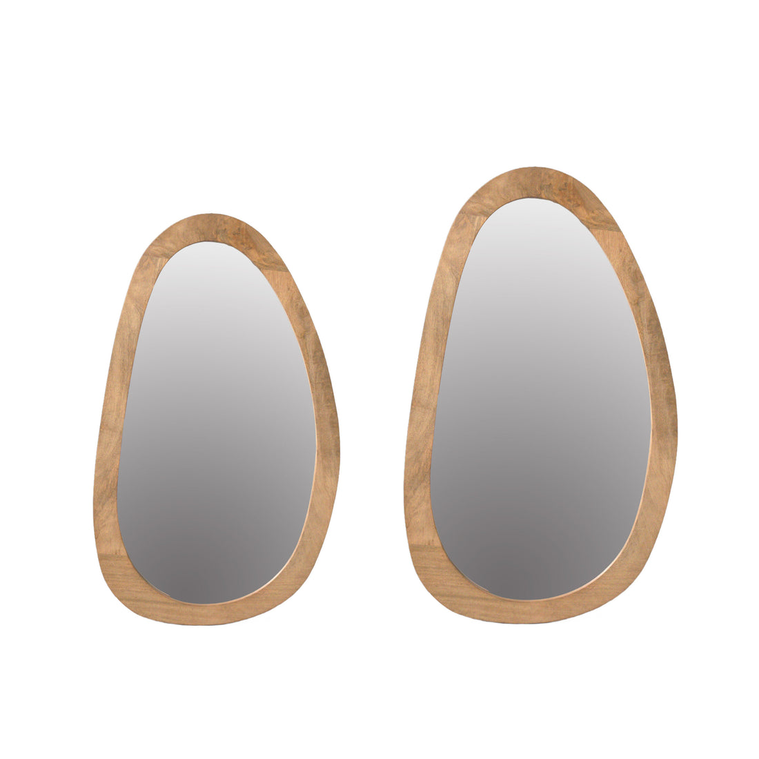 Organische spiegel Lou Naturel Mangohout 60 cm