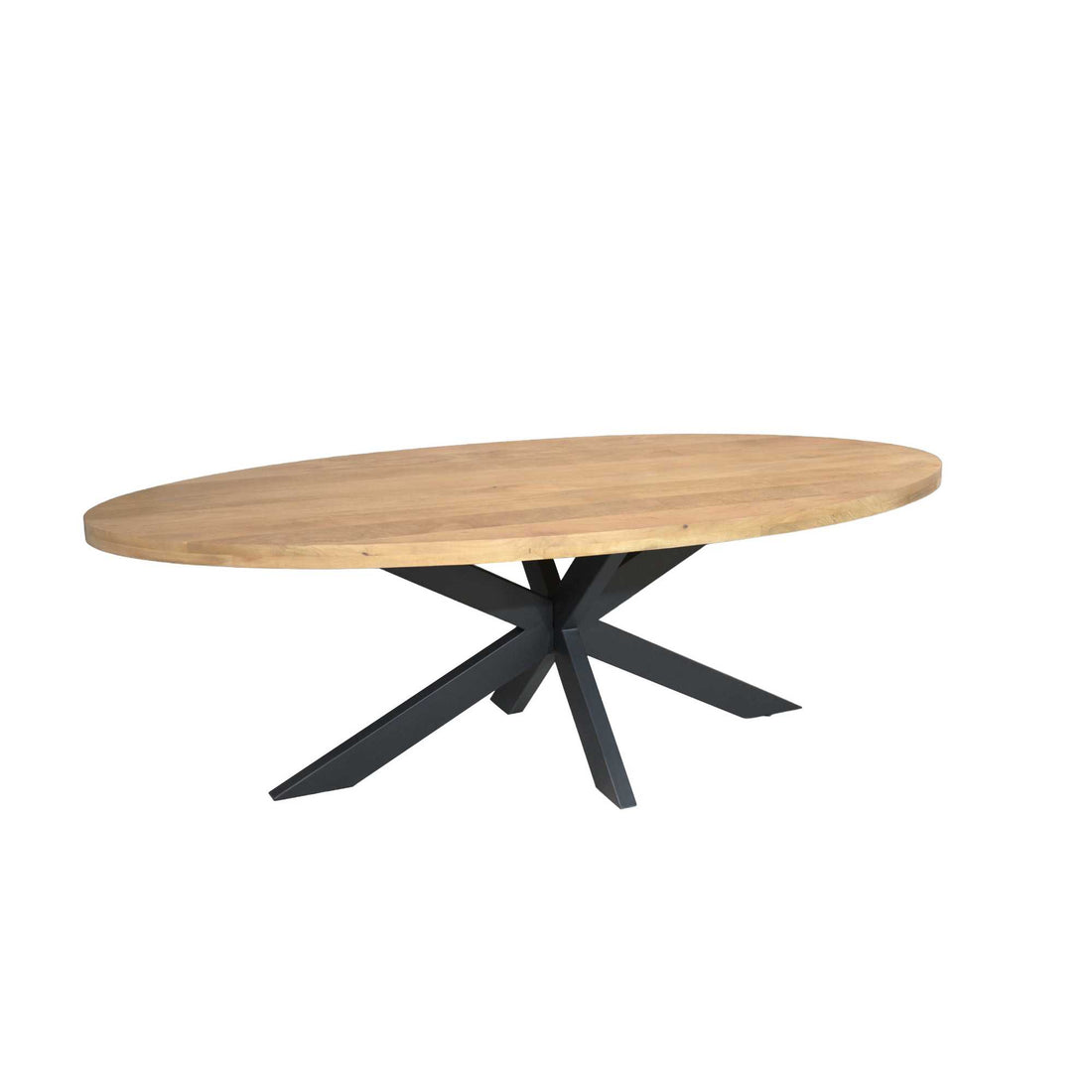 Ovale eettafel Dakota Naturel Mangohout 210 cm