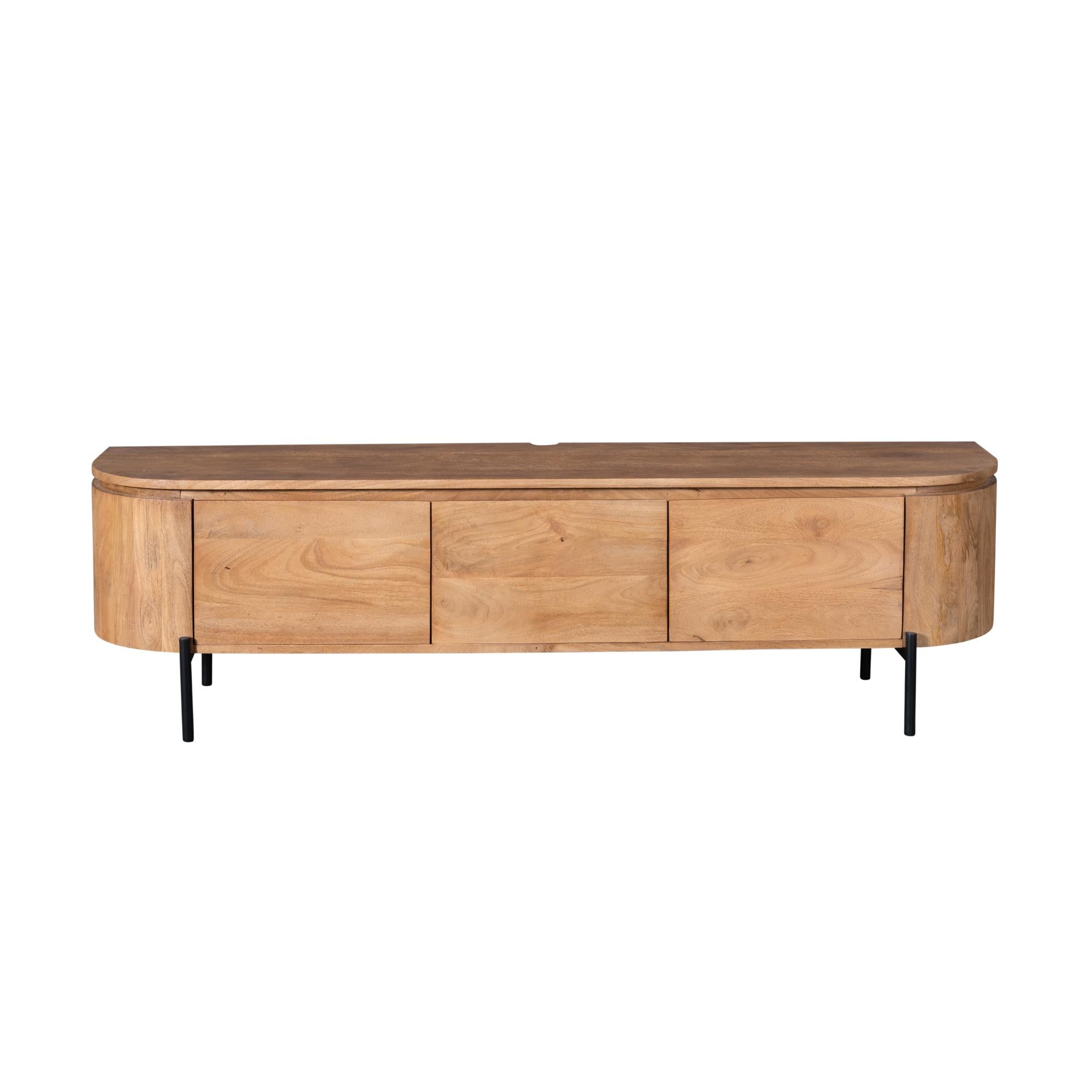 Tv meubel Excellent Naturel Mangohout 160 cm