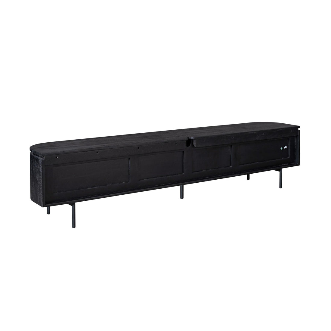 Tv meubel Excellent Zwart Mangohout 240 cm
