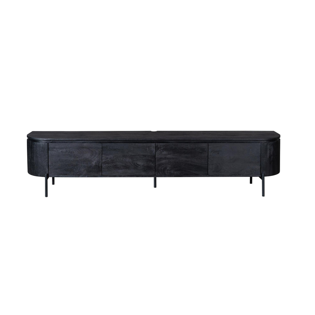 Tv meubel Excellent Zwart Mangohout 240 cm