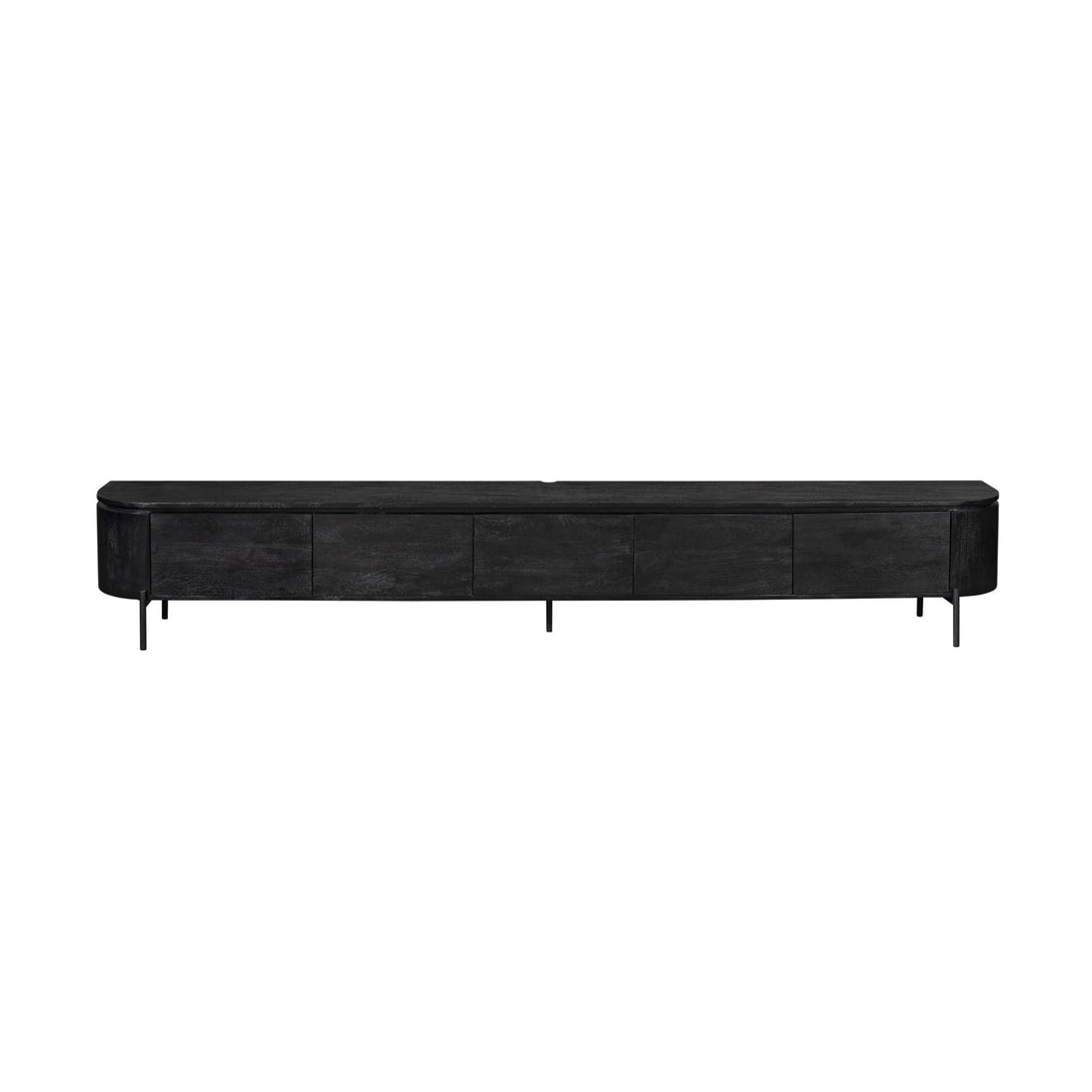 Tv meubel Excellent Zwart Mangohout 280 cm