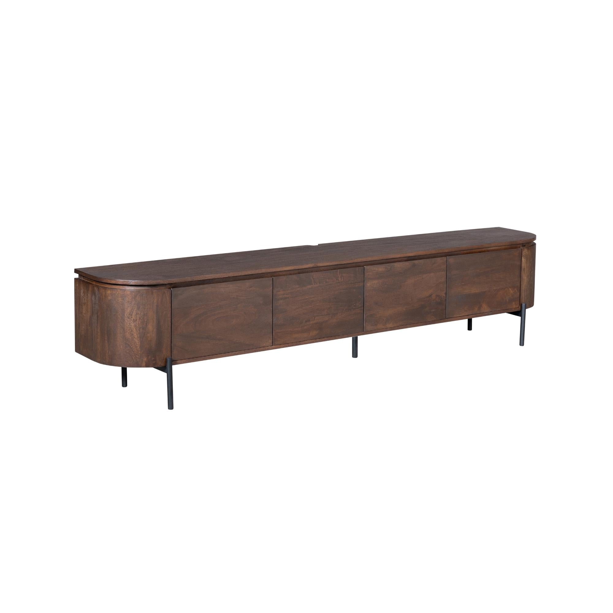 Tv meubel Excellent Bruin Mangohout 240 cm