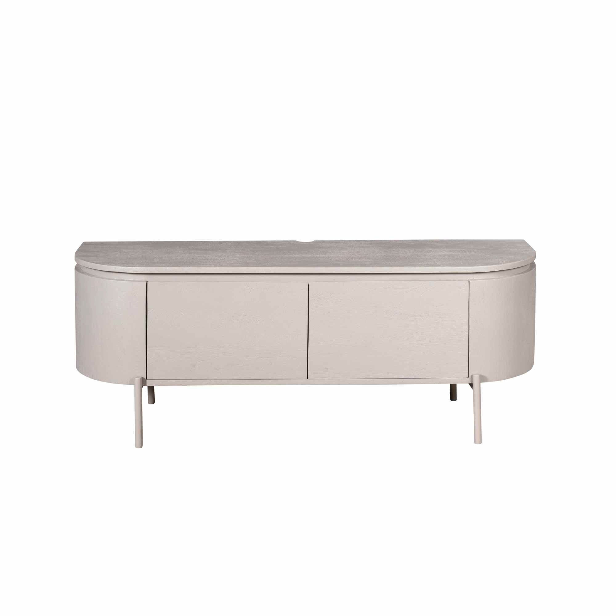 Tv meubel Excellent Taupe Mangohout 120 cm