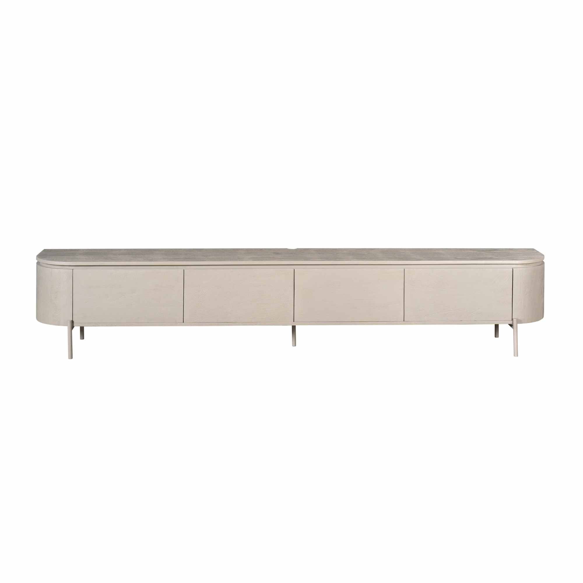 Tv meubel Excellent Taupe Mangohout 240 cm