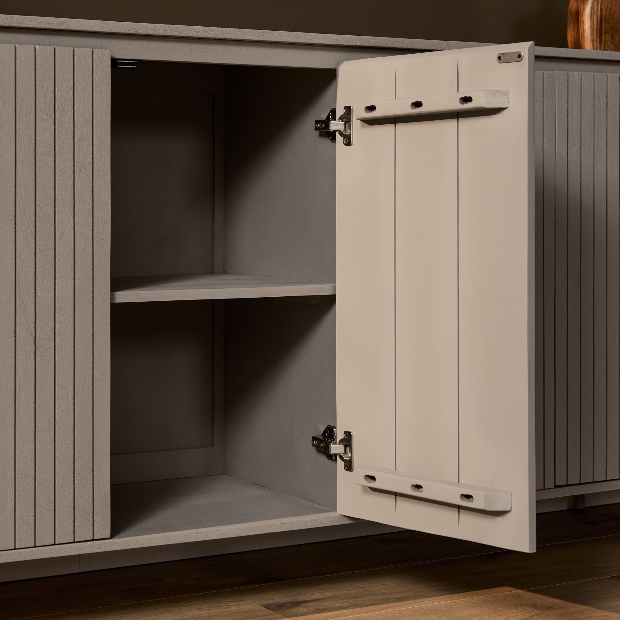 Dressoir Solana Taupe Mangohout 165 cm