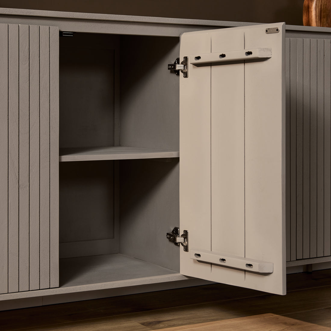 Dressoir Solana Taupe Mangohout 165 cm