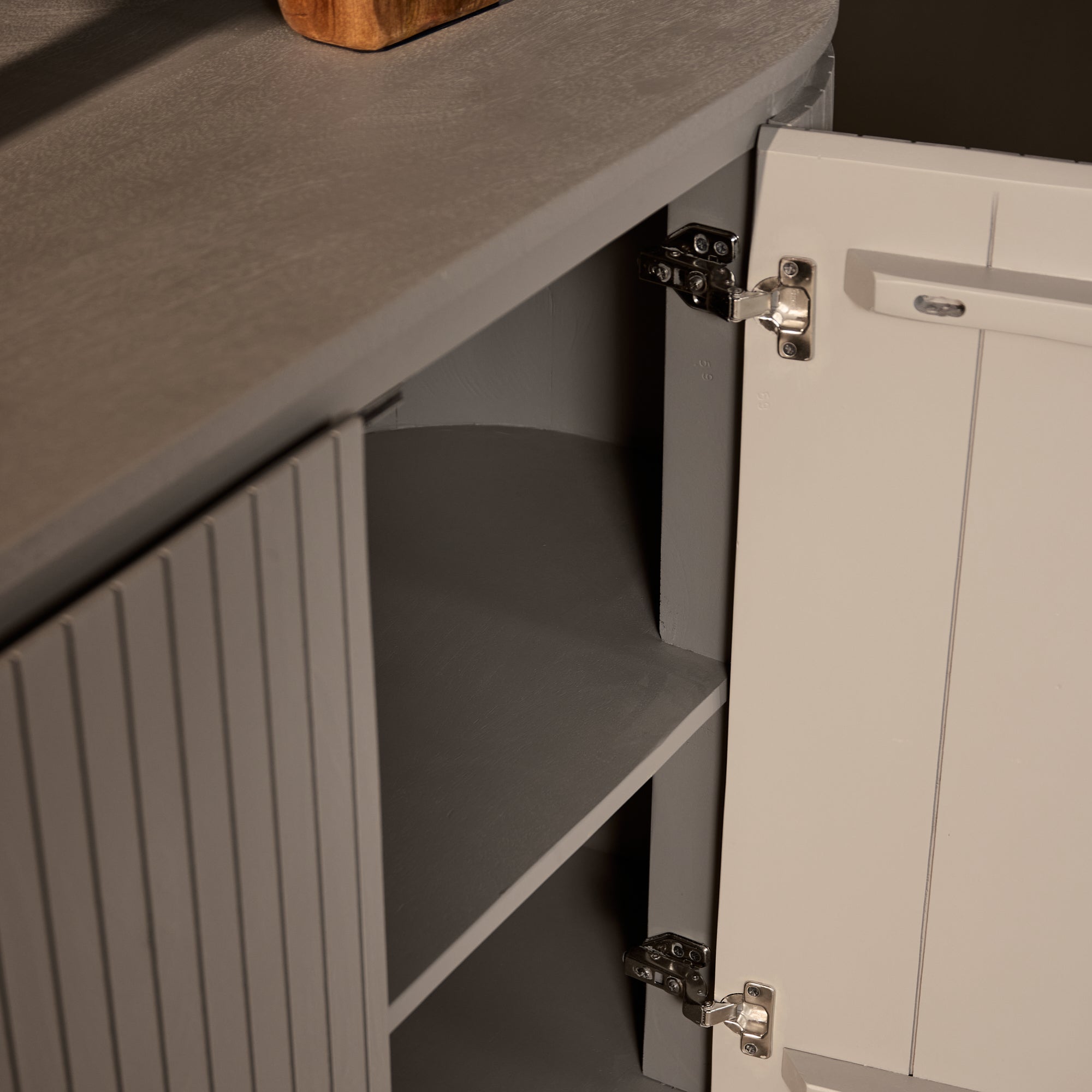 Dressoir Solana Taupe Mangohout 165 cm