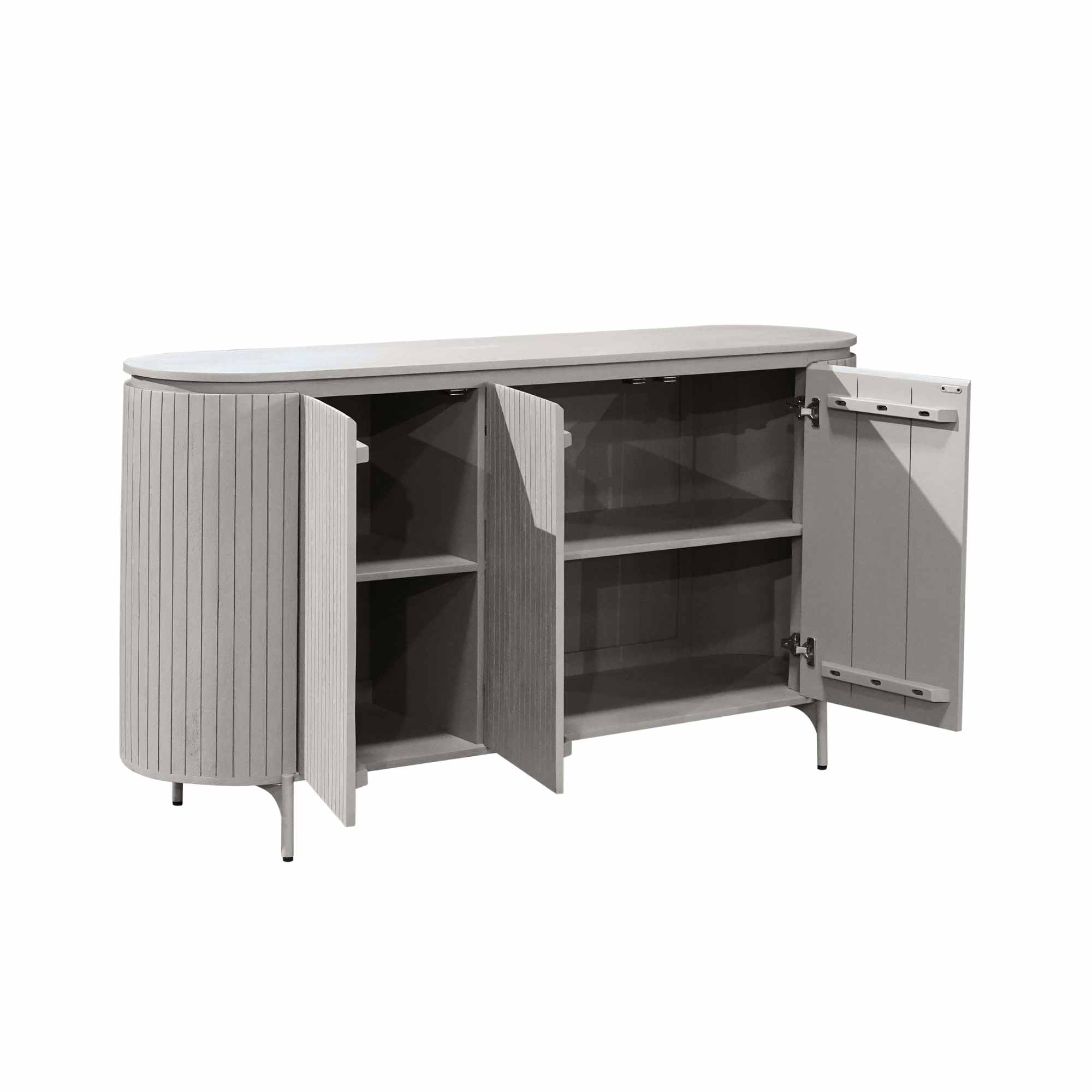 Dressoir Solana Taupe Mangohout 165 cm