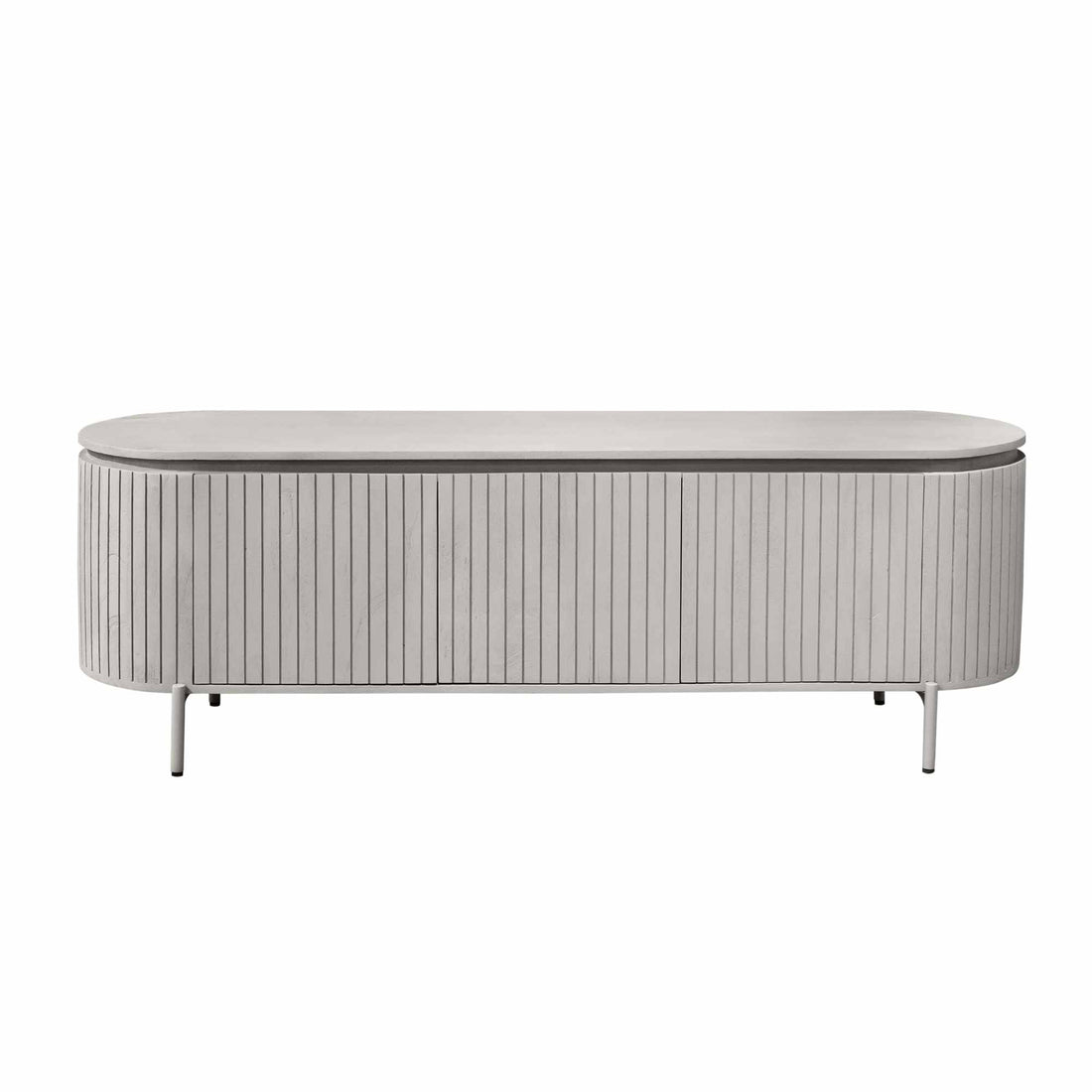 Tv meubel Solana Taupe Mangohout 165 cm