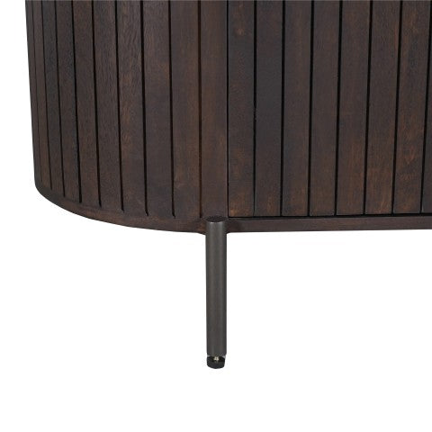 Tv meubel Solana Bruin Mangohout 210 cm