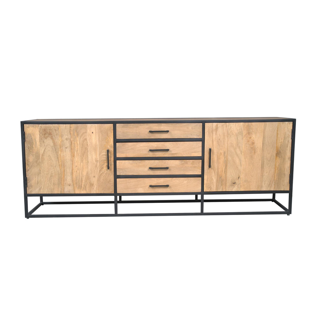 Dressoir Dakota Naturel Mangohout 210 cm