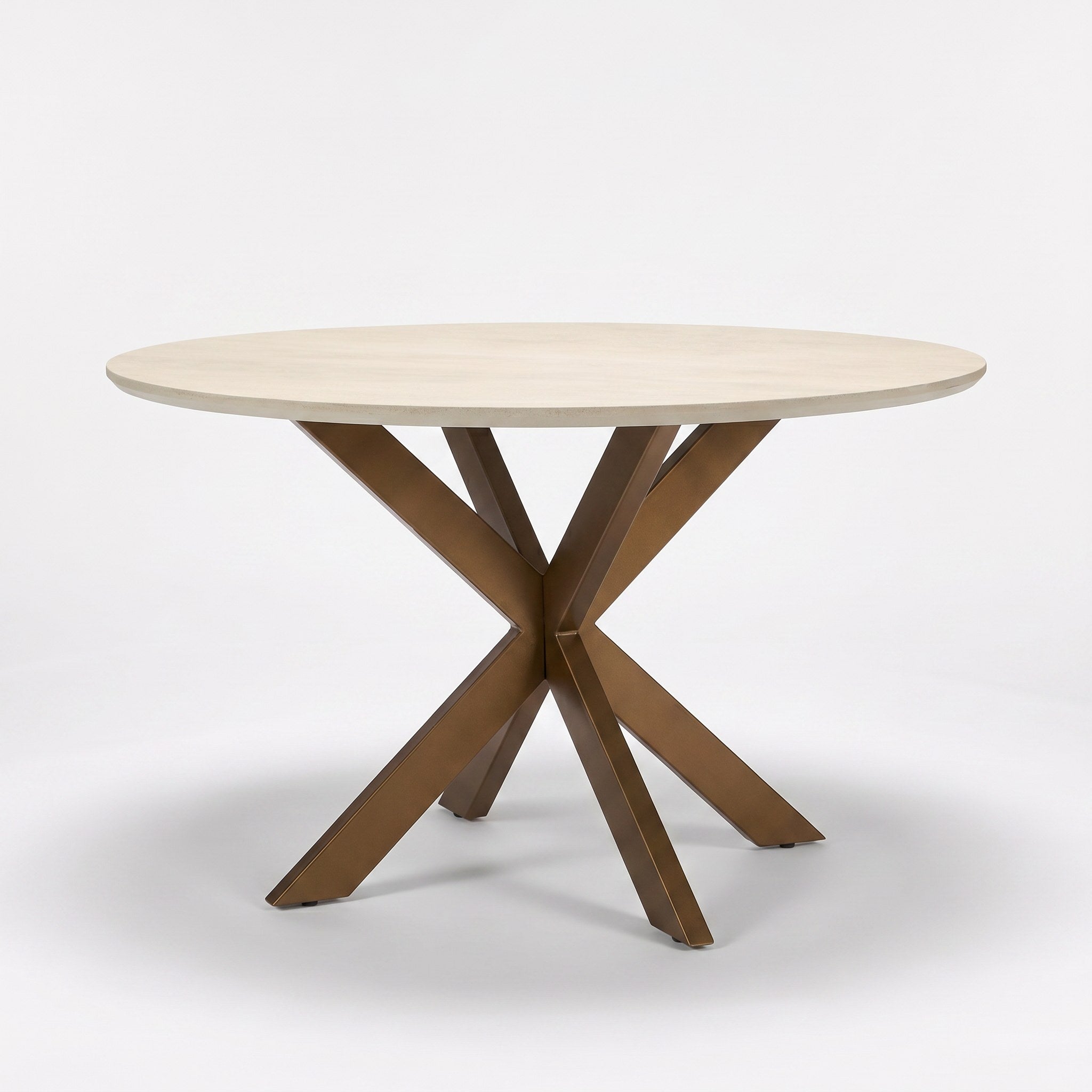 Ronde eettafel Madison Zand Mangohout 110 cm