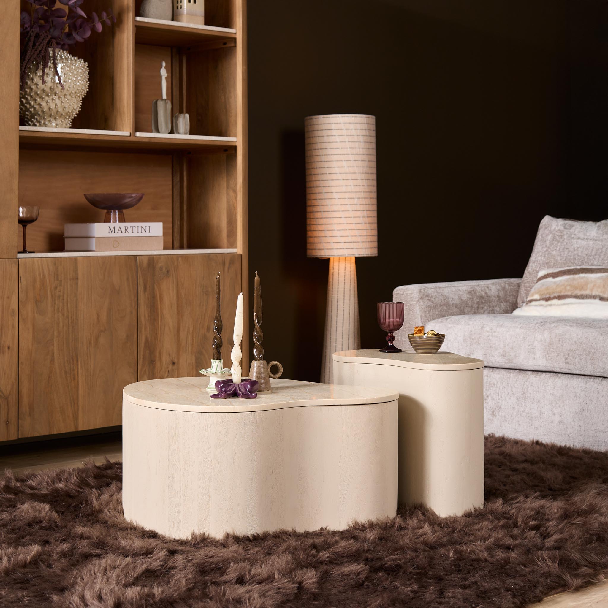 Salontafel Lovi Zand 77 cm