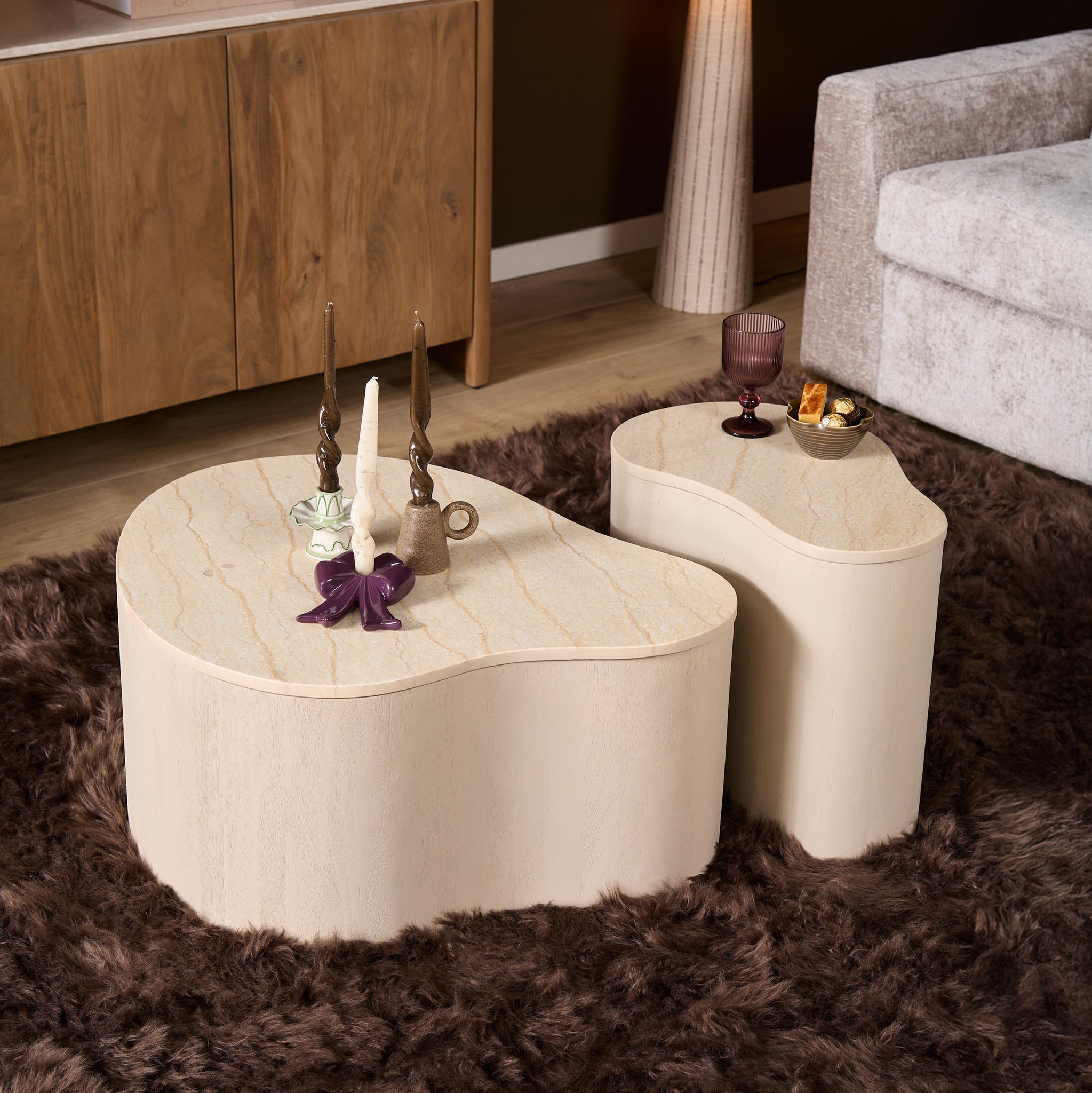 Salontafel Lovi Zand 50 cm