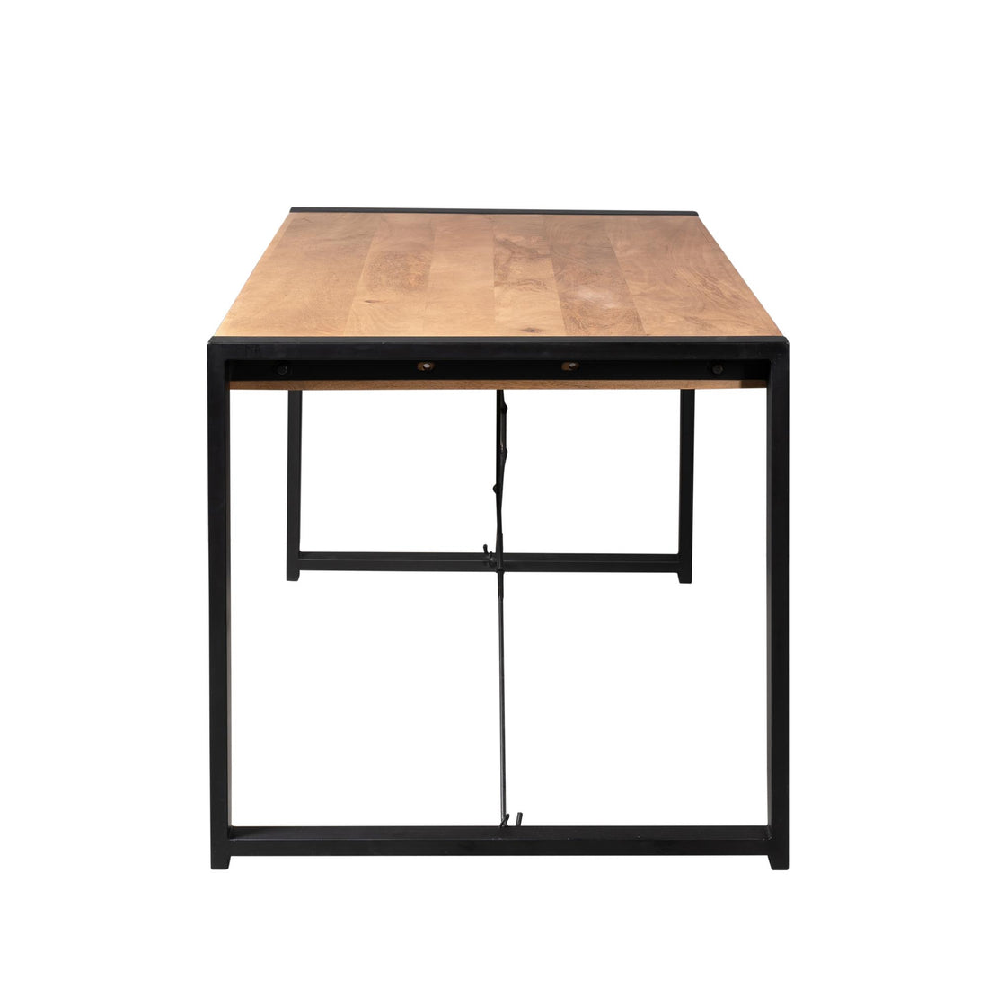 Rechthoekige eettafel Britt Naturel Mangohout 140 cm