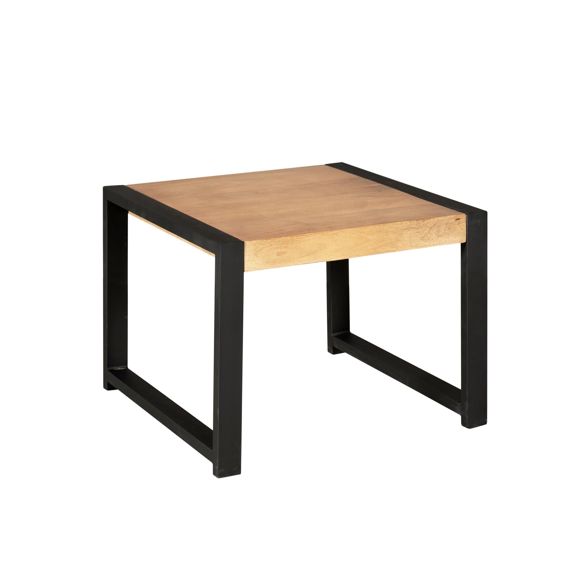 Bijzettafel Britt Naturel Mangohout 60 cm