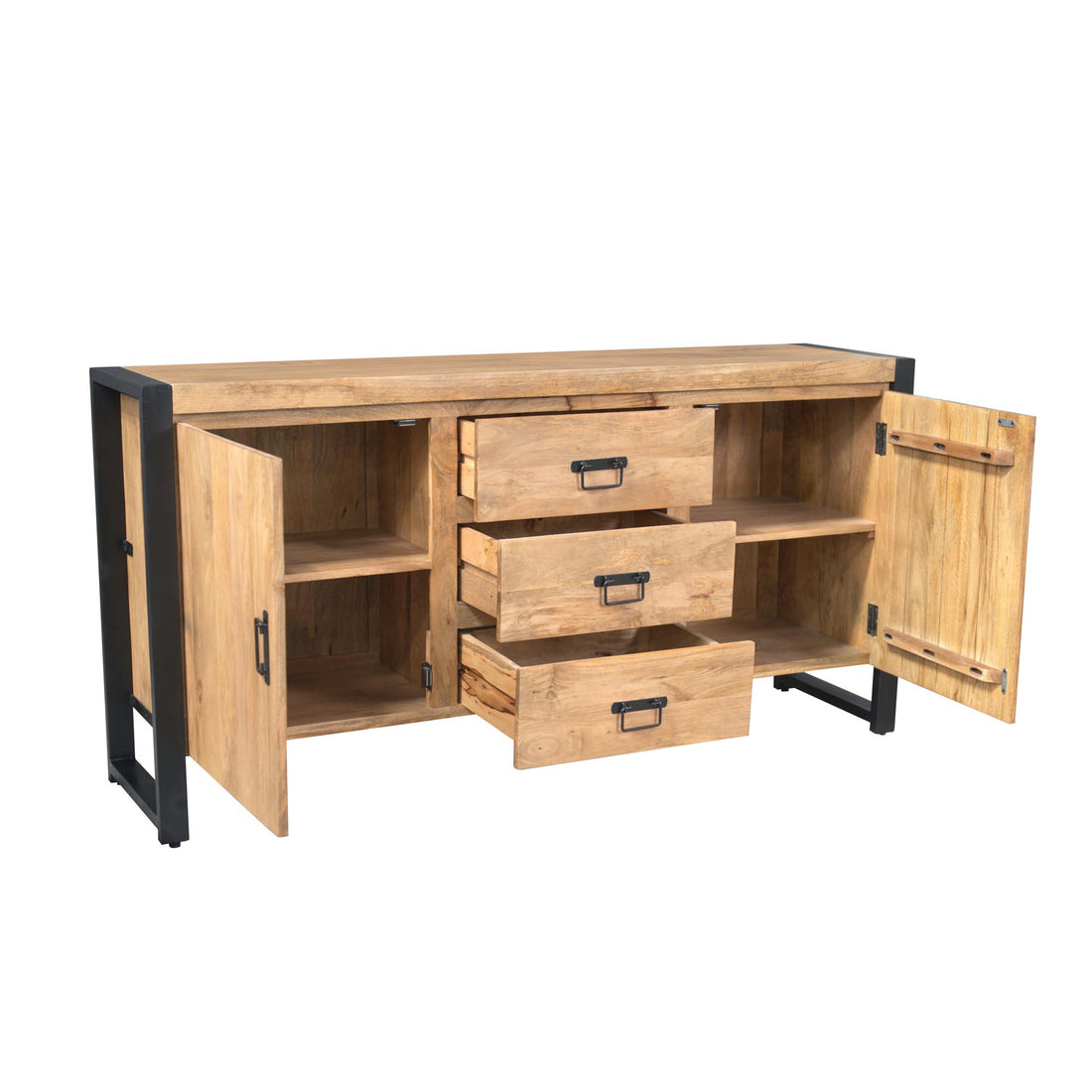 Dressoir Britt Naturel Mangohout  160 cm