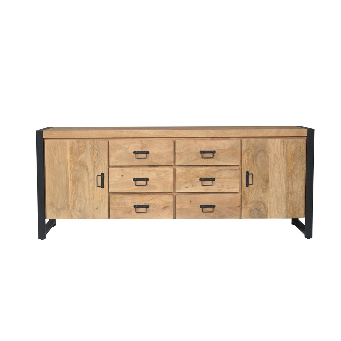 Dressoir Britt Naturel Mangohout  200 cm