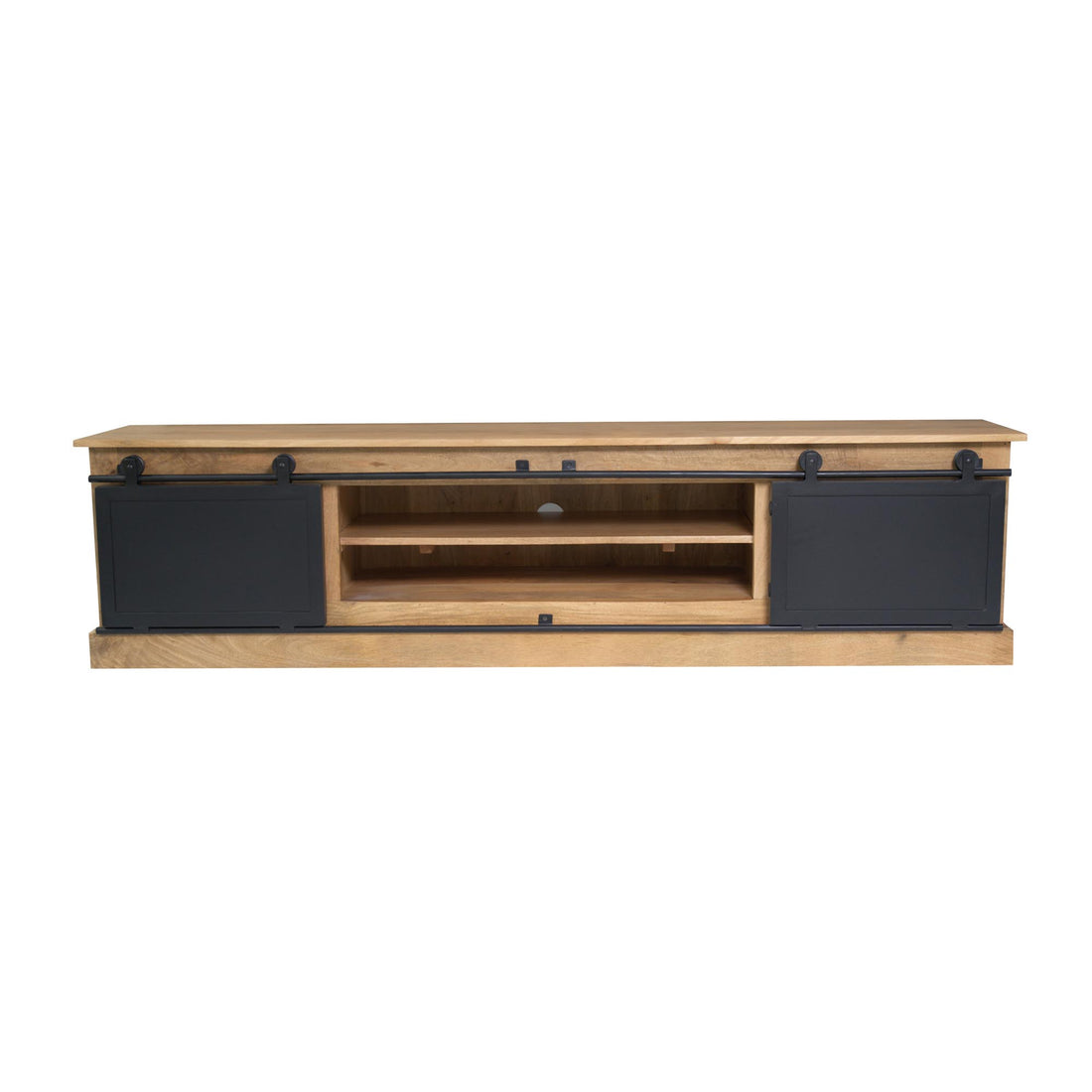 Tv meubel Fresno Naturel Mangohout 200 cm